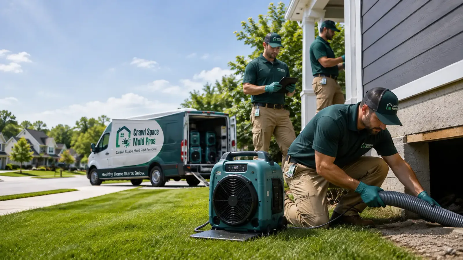 Crawl Space Mold Removal in Bel Air, MD